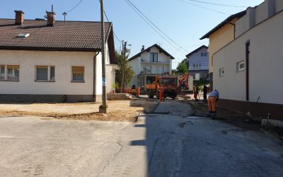 Asfaltirano parkiralište područne ambulante Brestovsko