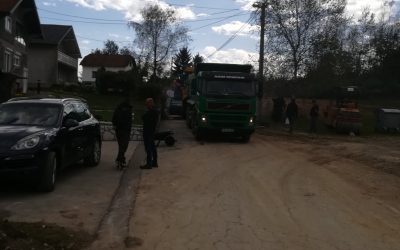 Započeli radovi na rekonstrukciji ceste u naselju Krčevine