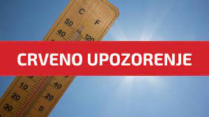 Federalni hidrometeorološki zavod Sarajevo izdao je crveno upozorenje za visoke dnevne temperature zraka