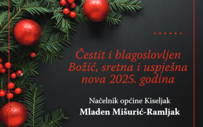 Božićno – novogodišnja čestitka načelnika Mladen Mišurića-Ramljaka