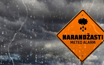 Meteorološka pojava za koju se izdaje upozorenje: Obilniji pljuskovi praćeni grmljavinom