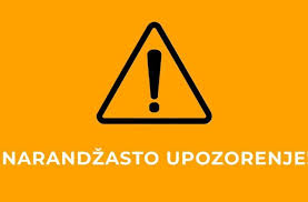 OBAVIJEST br. 12/2025 o mogućim bujicama/klizištima Federalnog hidrometeorološkog zavoda